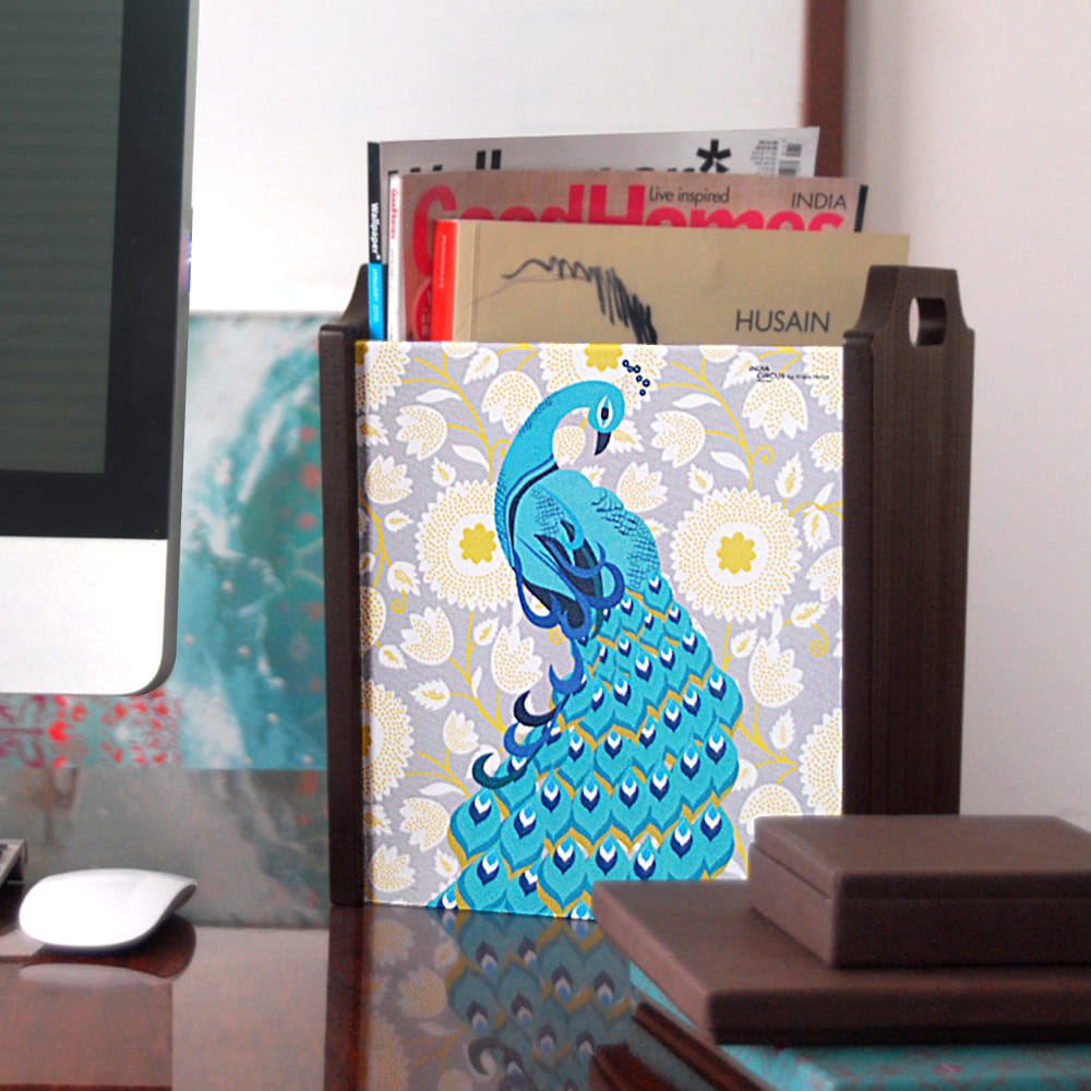 Floral Peacock Dance Multi Utility Bin