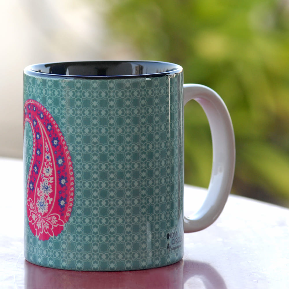 Pink Paisley Coffee Mug