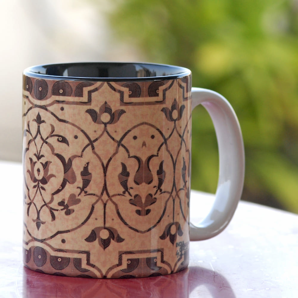 Elegant Carving Mug