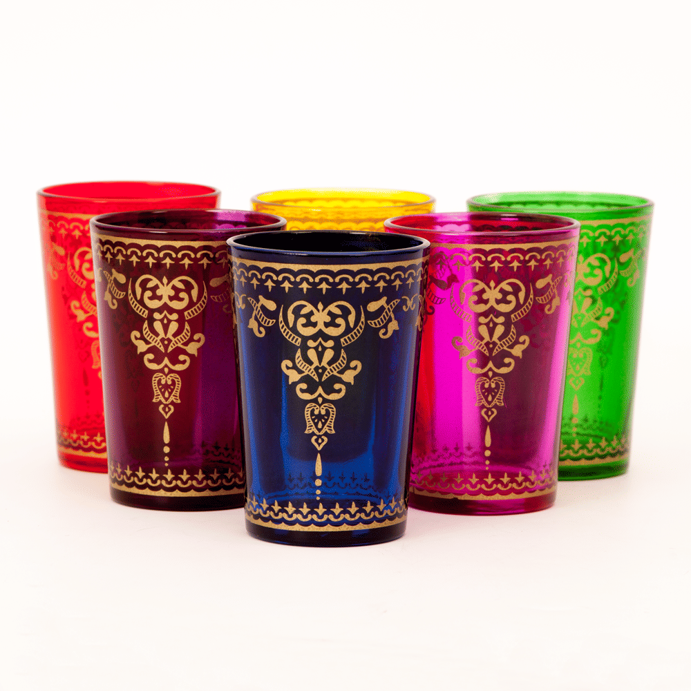Amethyst Dream Moroccan Glasses (Set of 6)