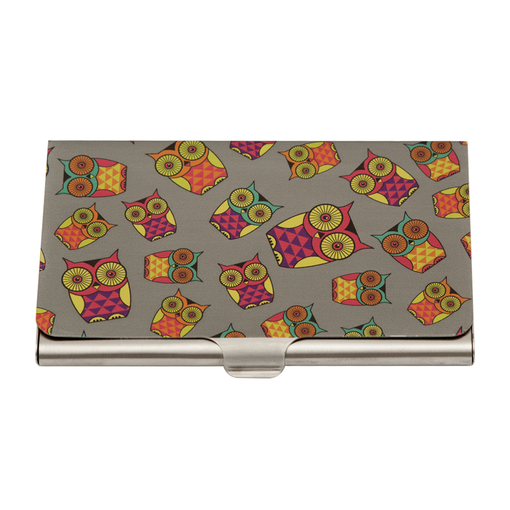 Peeking Owls Visiting Card Holder