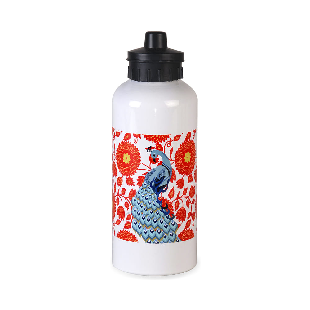 Floral Peacock Dance Sipper