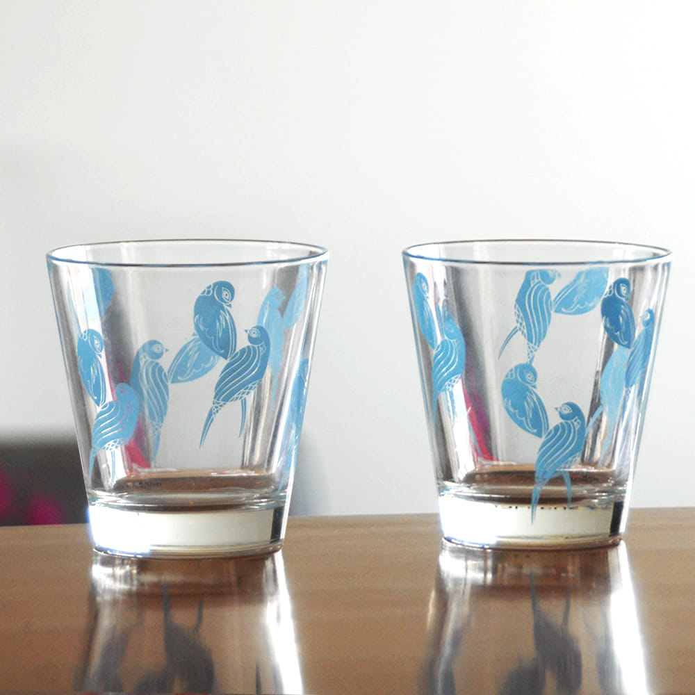 Chirping Birds Tumblers (Set of 2)