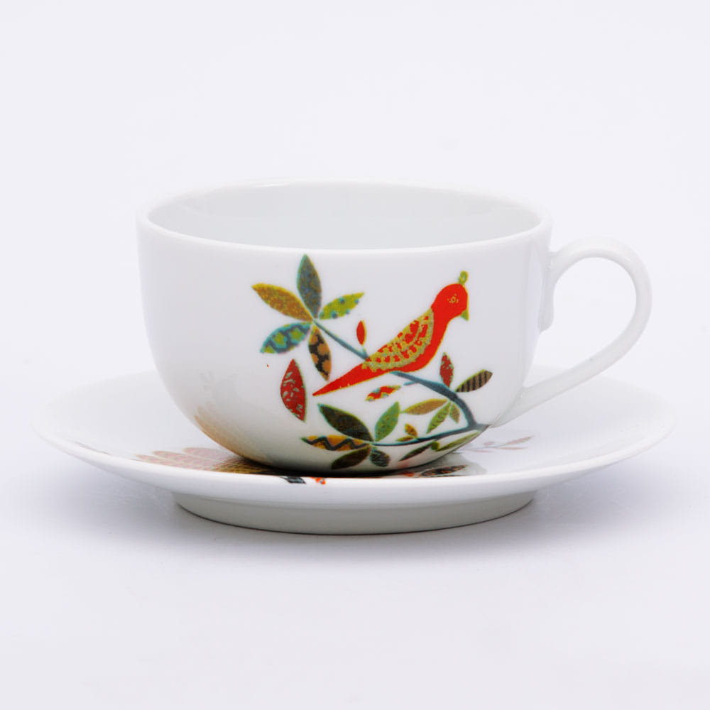 Tweeting Birds Cup and Saucer