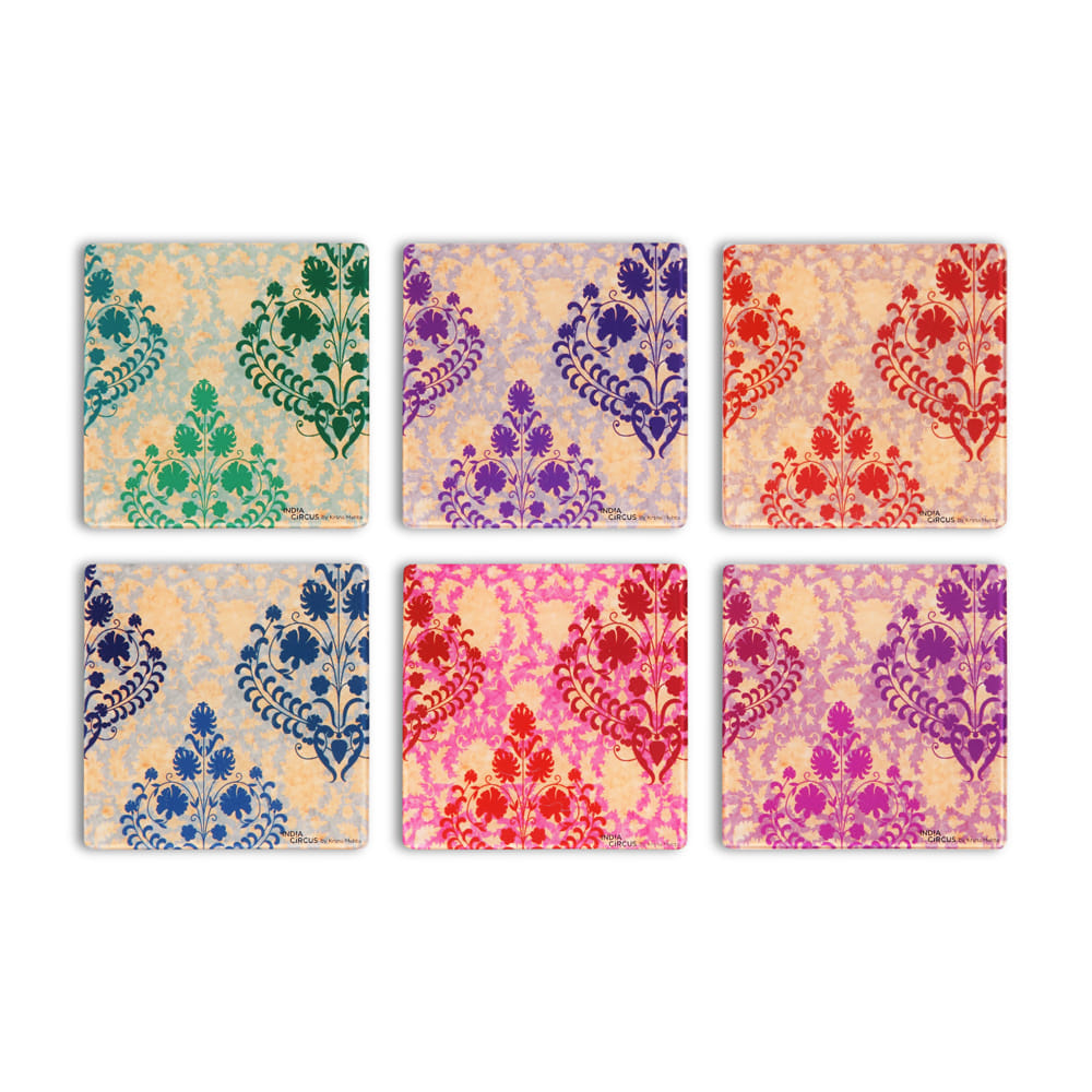 Colour Coats Coasters - (Set of 6)
