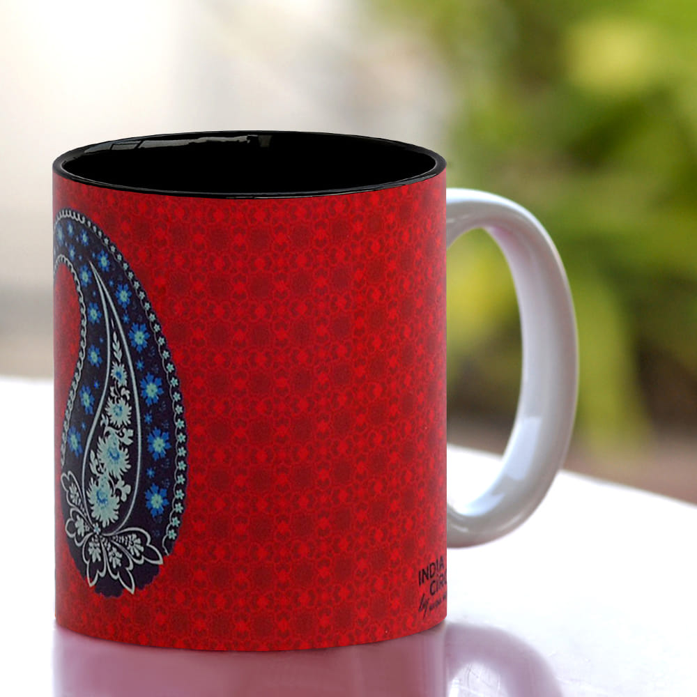 Blue Paisley Mug