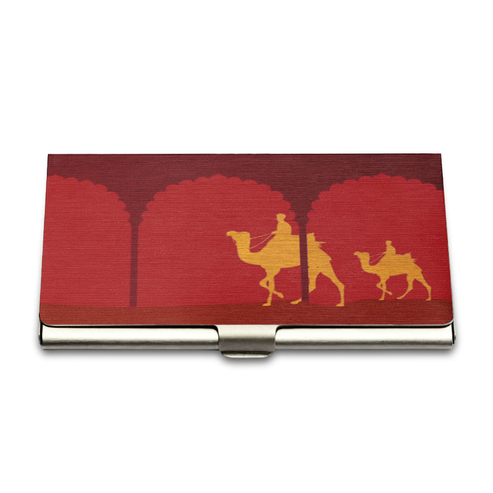 Racing Camels Visiting Card Holder