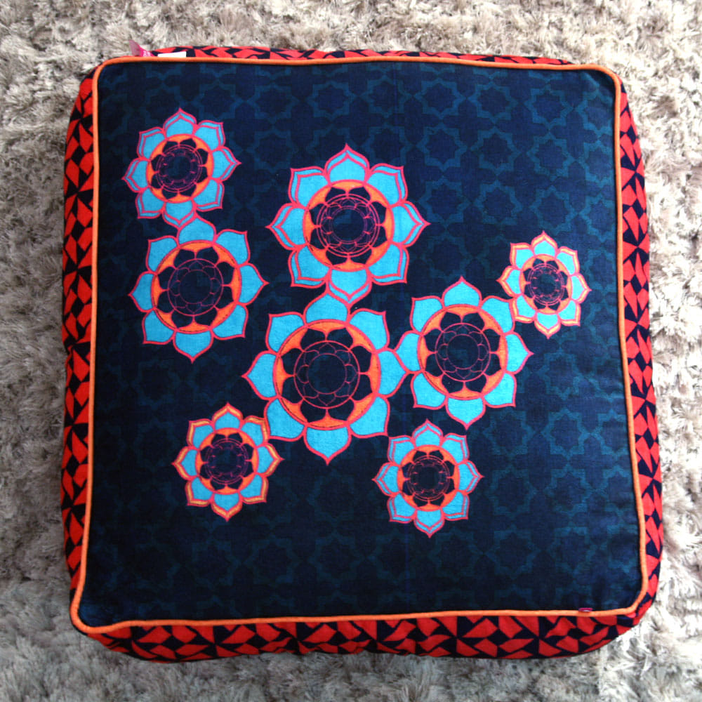 Flower Rings Floor Cushion