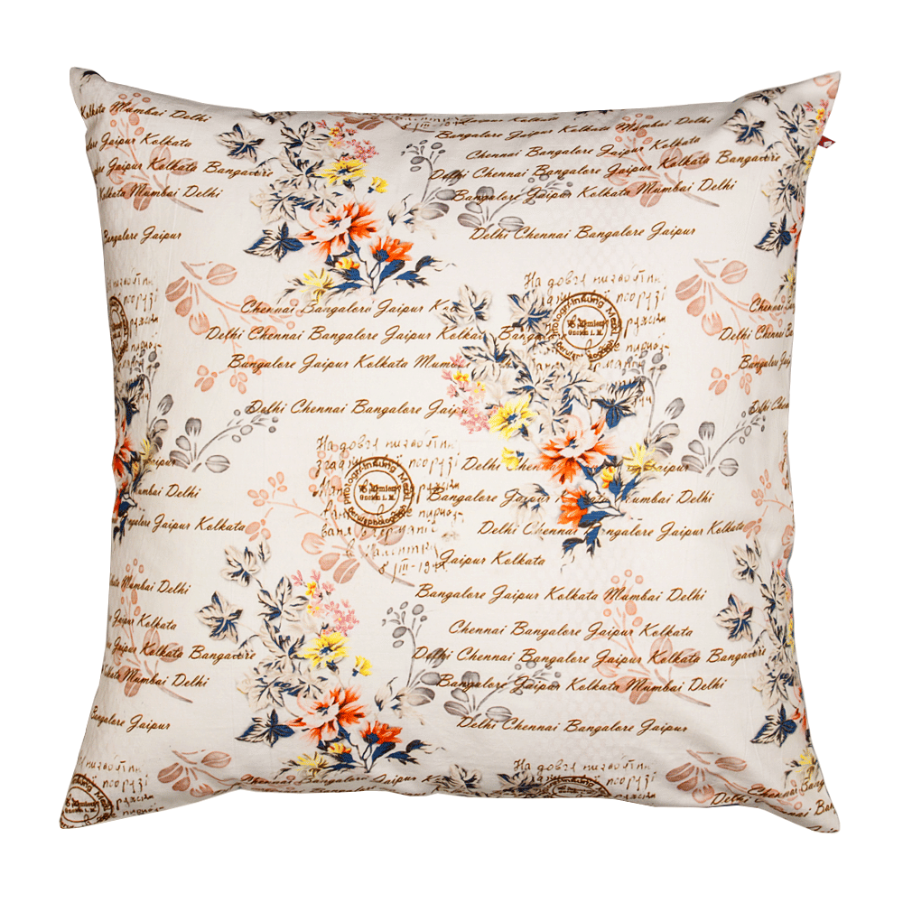 Flower Fall Floor Cushion Cover