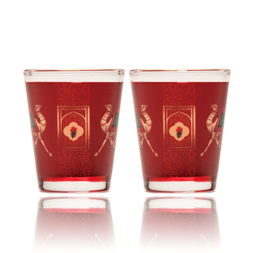 Desert Caravans Shot Glass