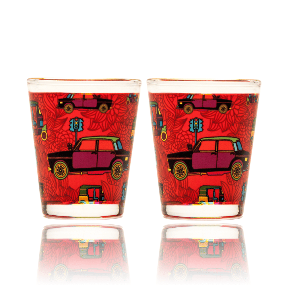 Funky Transport Shot Glass