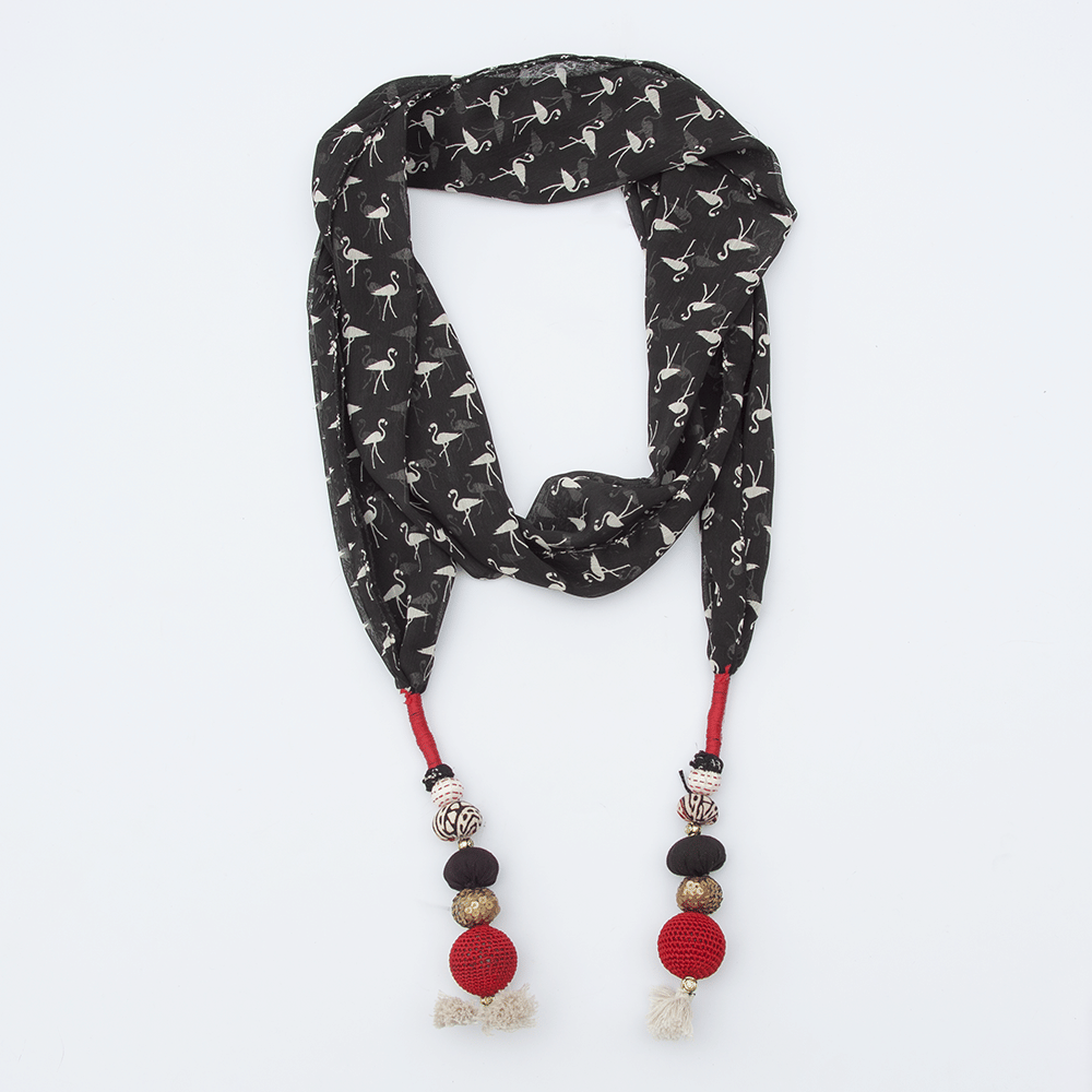 Black Jeweled Stole