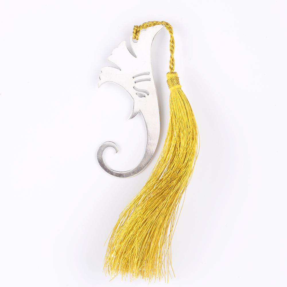 Ganesha Silver Bookmark