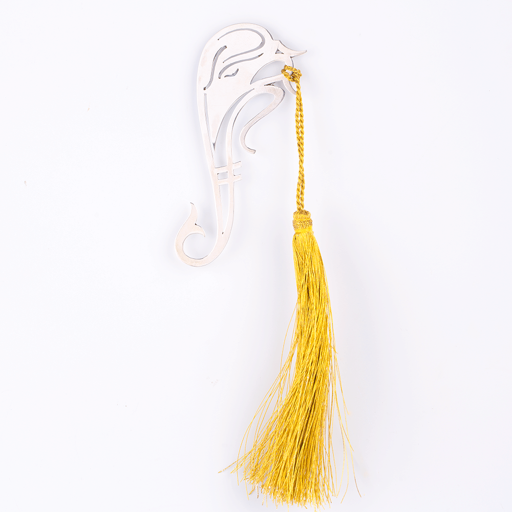 Ganesha Silver Bookmark