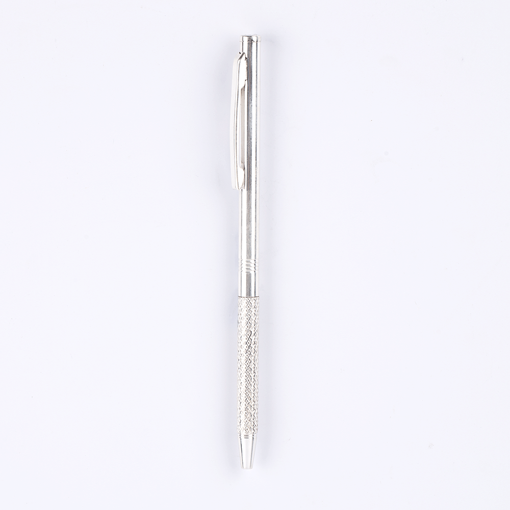 Silver Striped Pen