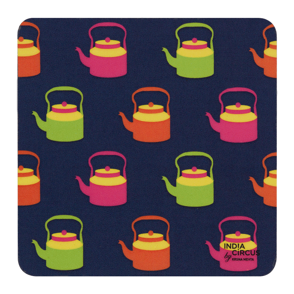 Kettle Calling Rubber Coasters - (Set of 6)