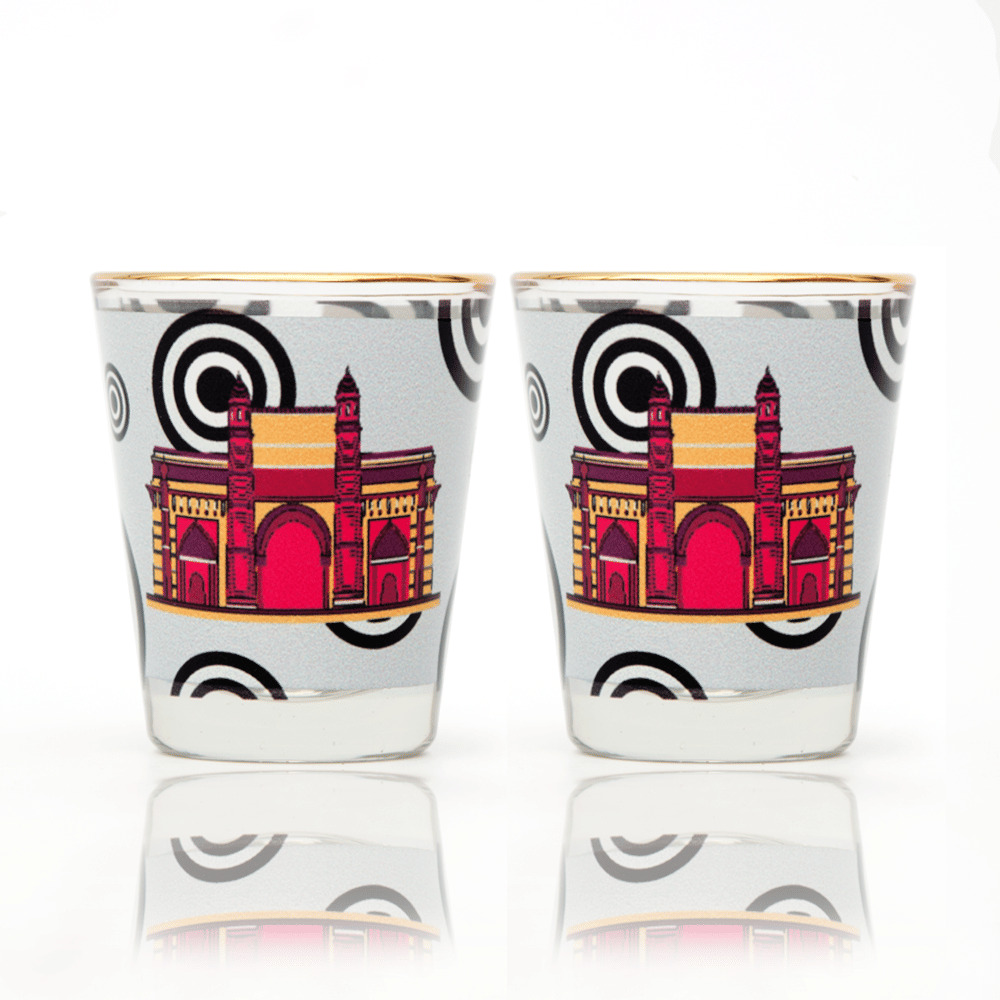 Monochromes and Monument Shot Glass