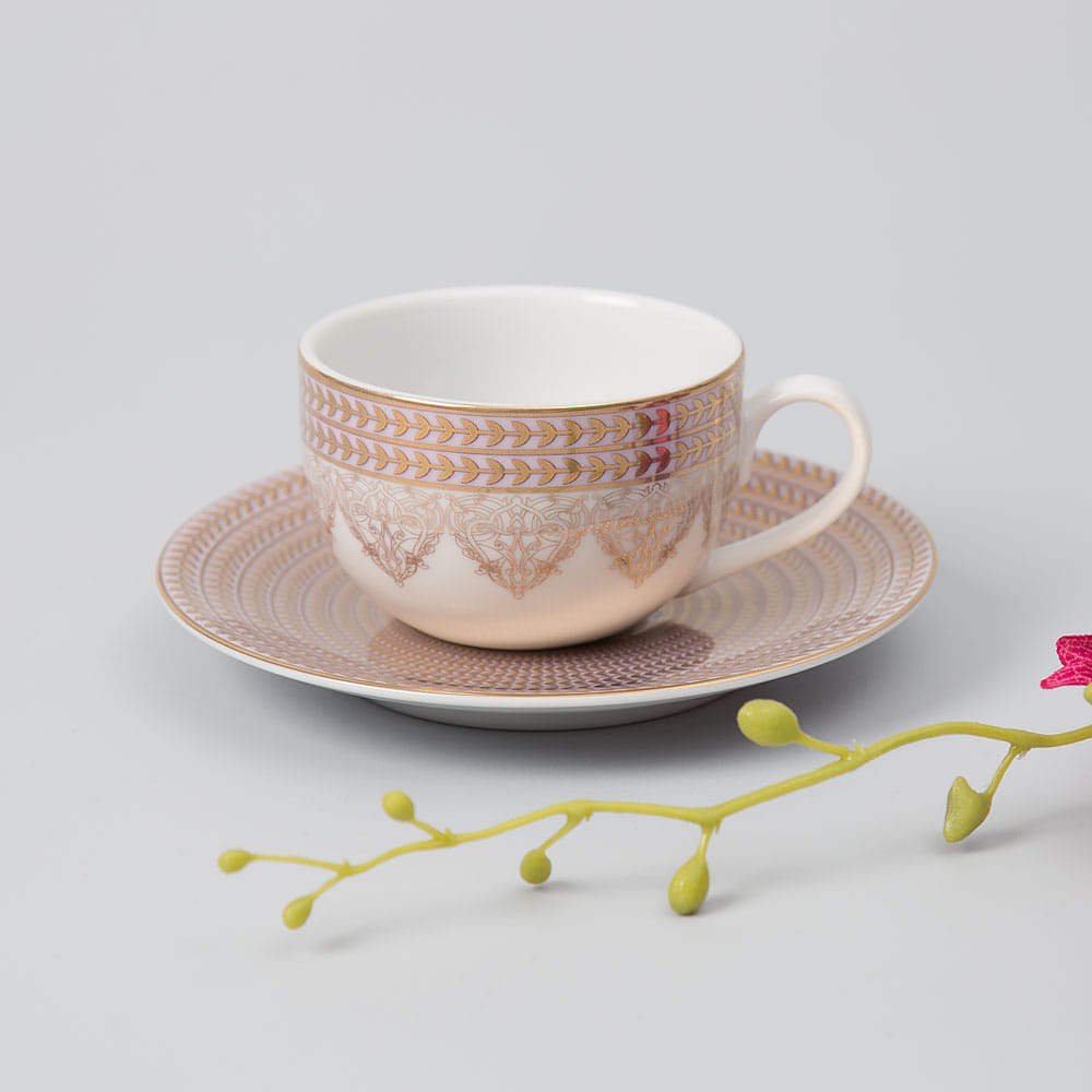 Marigold Infinity Cup and Saucer