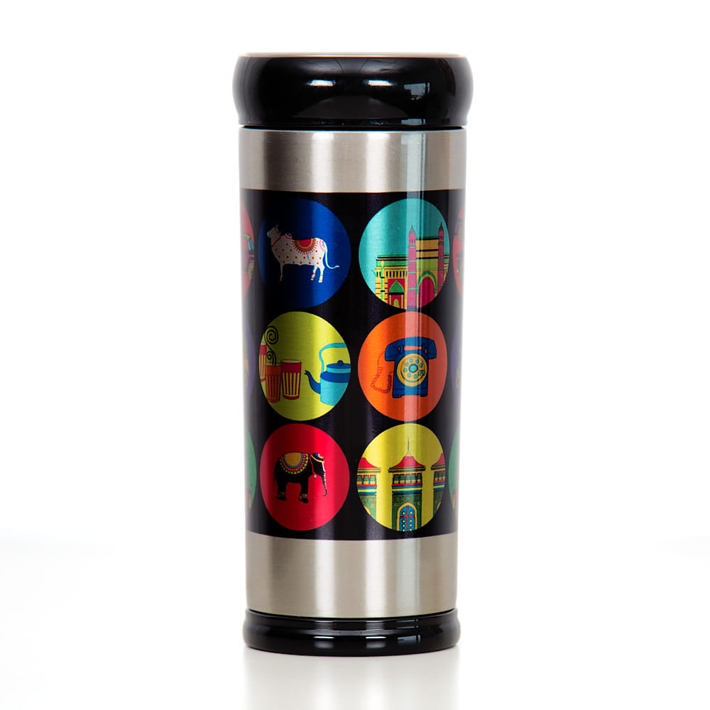 India Vibrant Flask