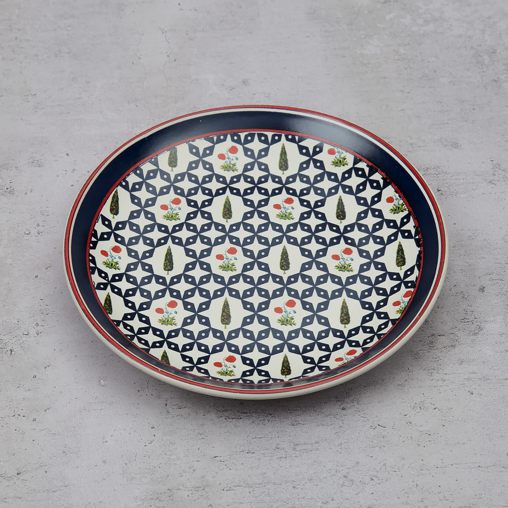 Flowers and Ferns Quarter Plate