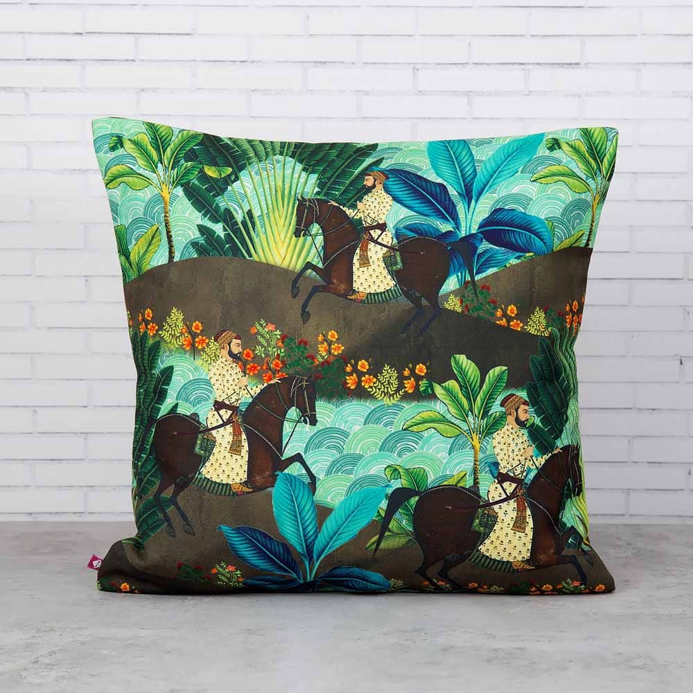 Tropical Exotica Canvas Blend Cushion Cover
