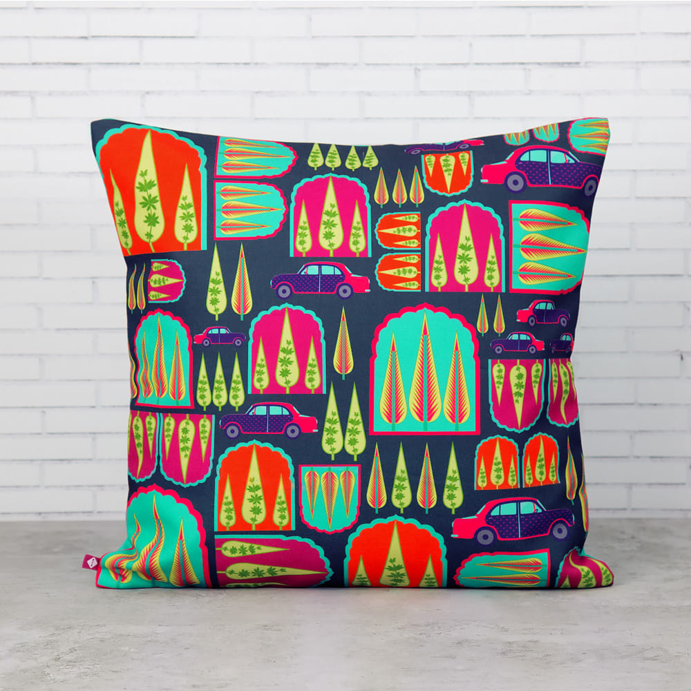 Call of the Conifers Canvas Blend Cushion Cover