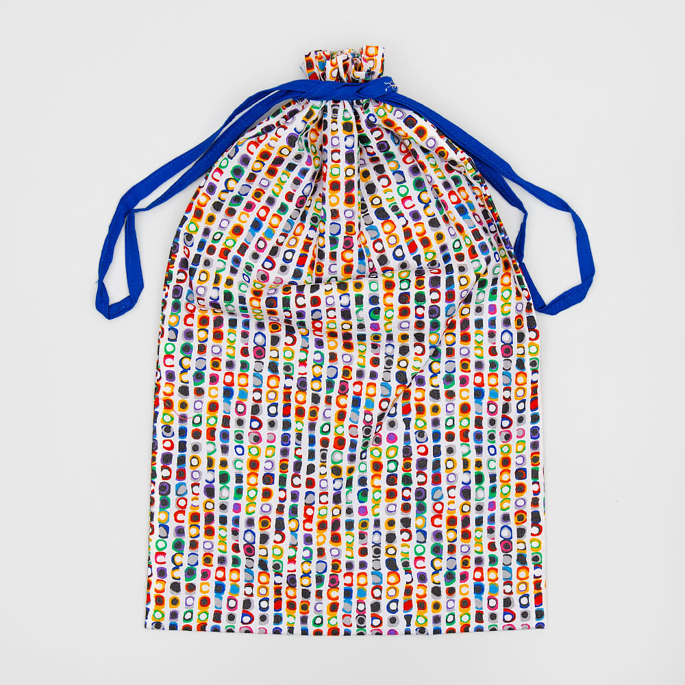 Opalescent Aura Drawstring Bag