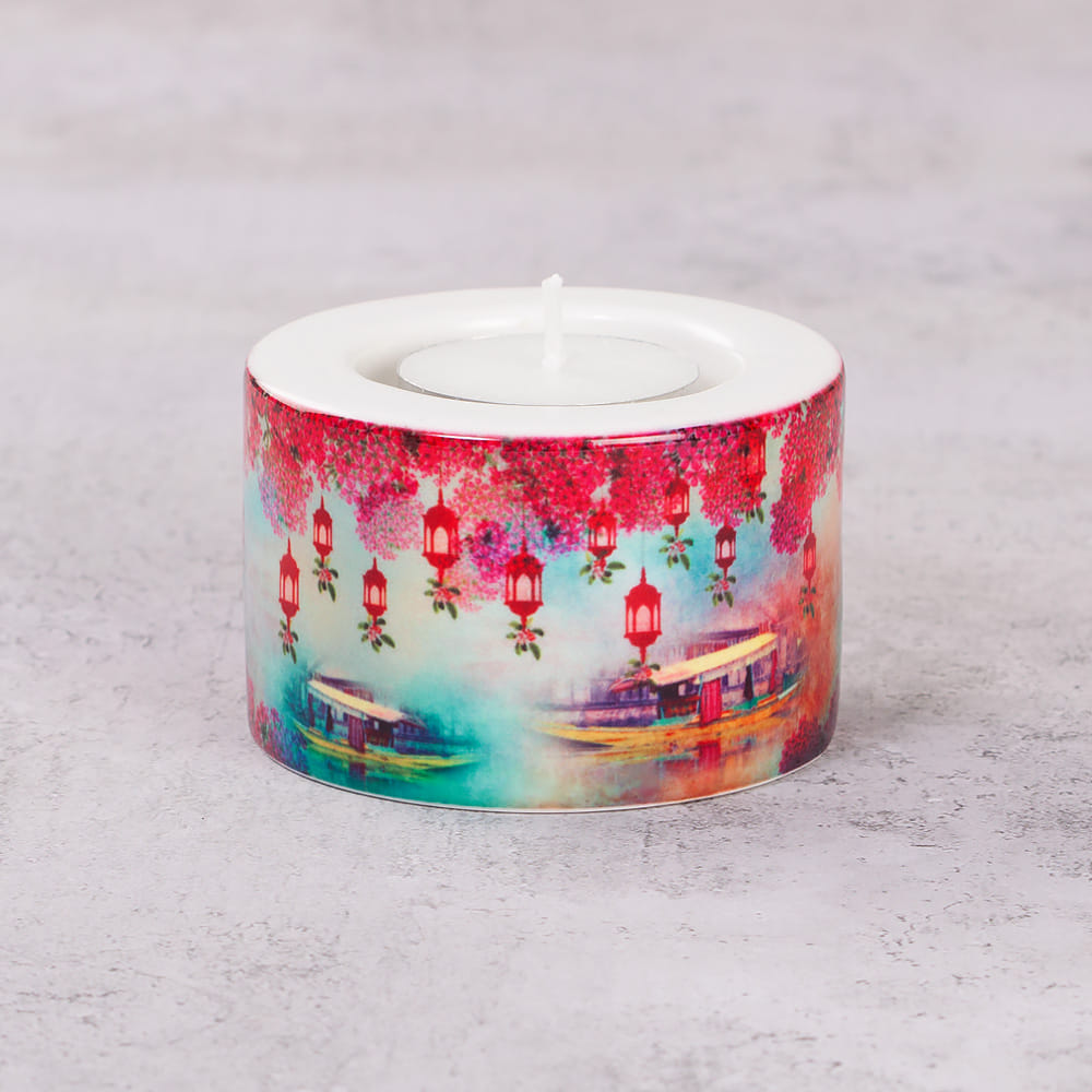 Scarlet Shadows Tea Light Holder