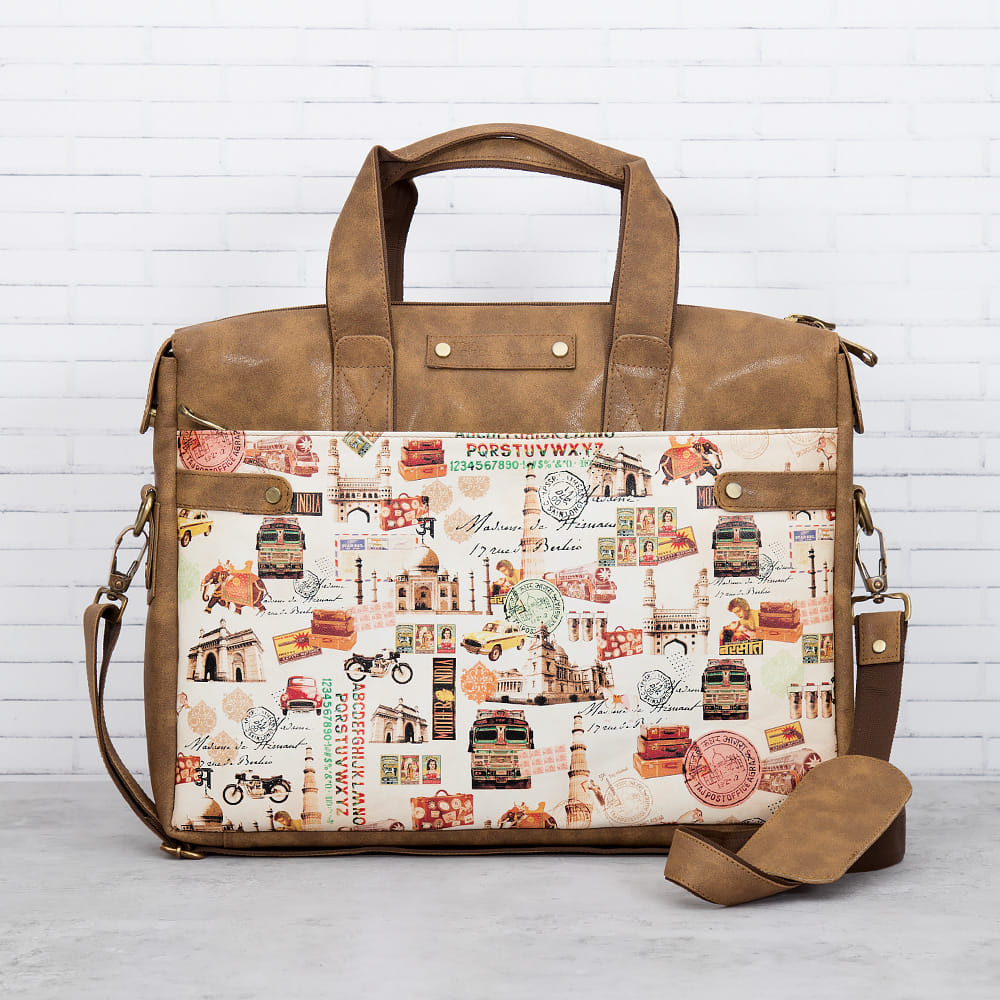 Haute News Briefcase Bag