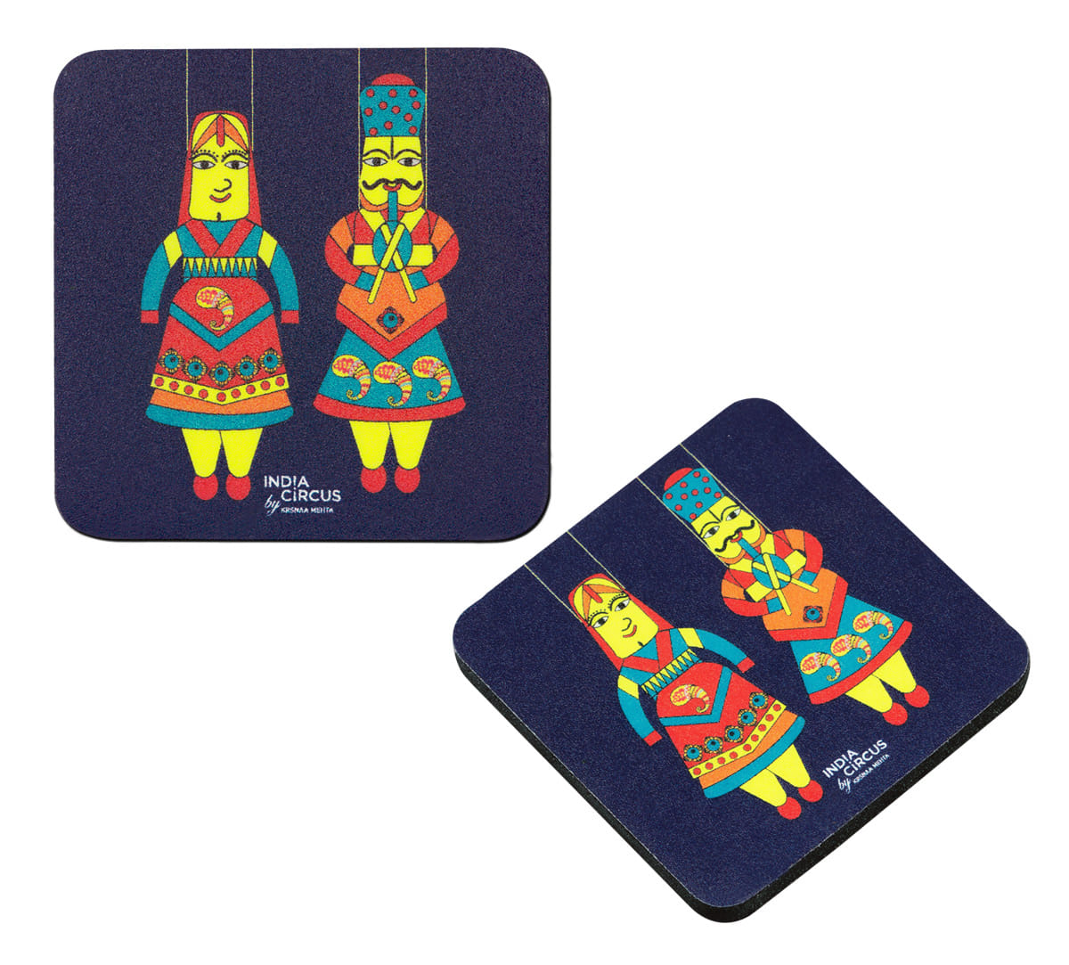 Kathputli's of Rajasthan Fridge Magnet