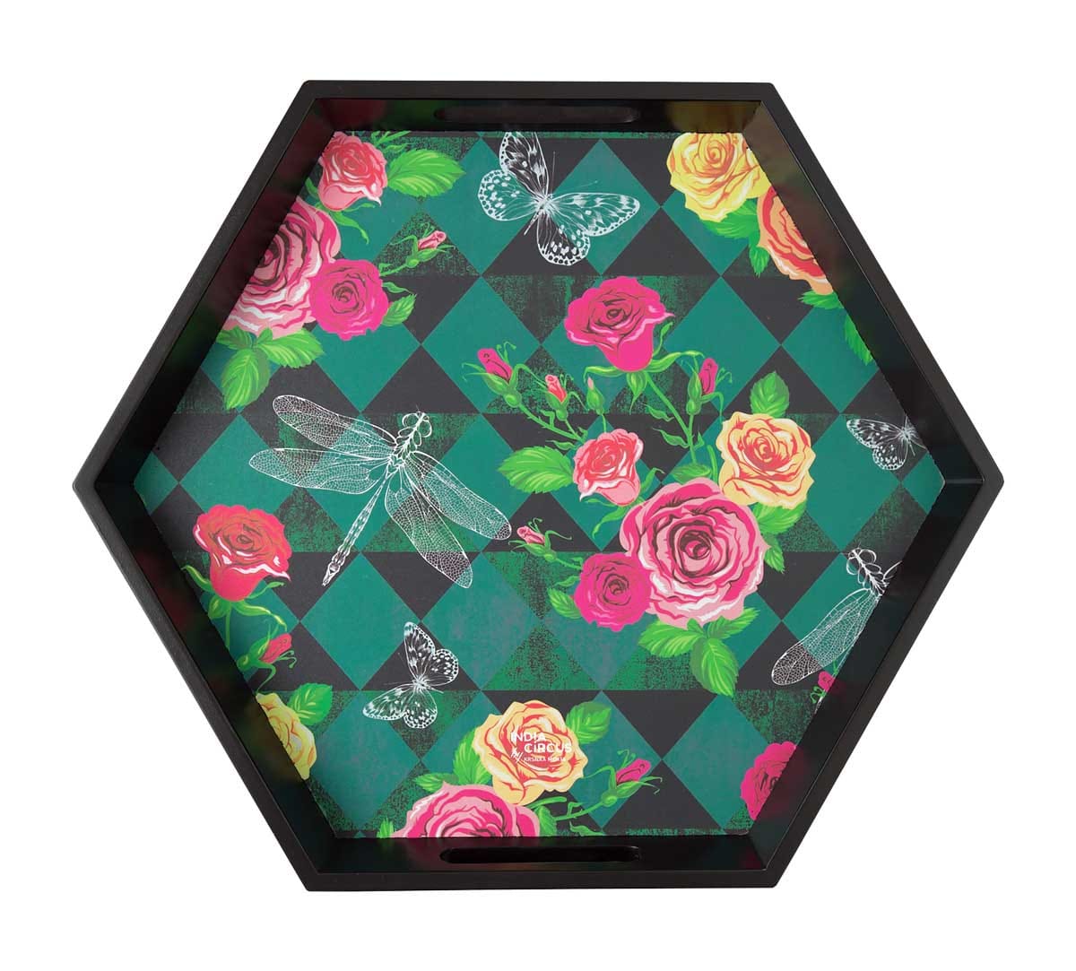 Floral Flutter Hexagon Tray