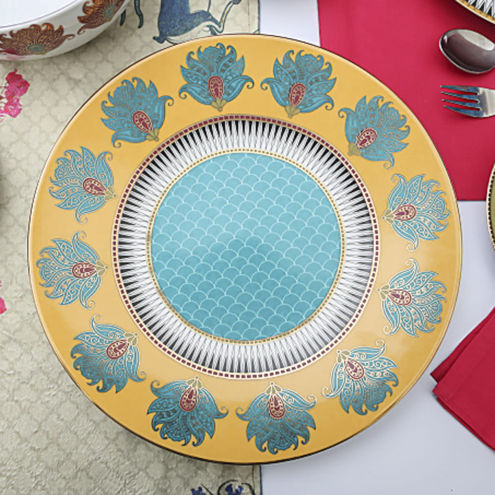 Aquarium Of Flowers Charger Platter