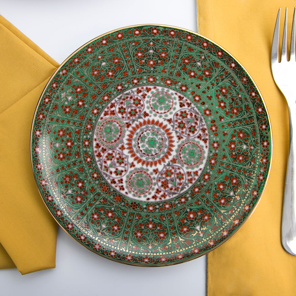 Flower Diamonds Quarter Plate