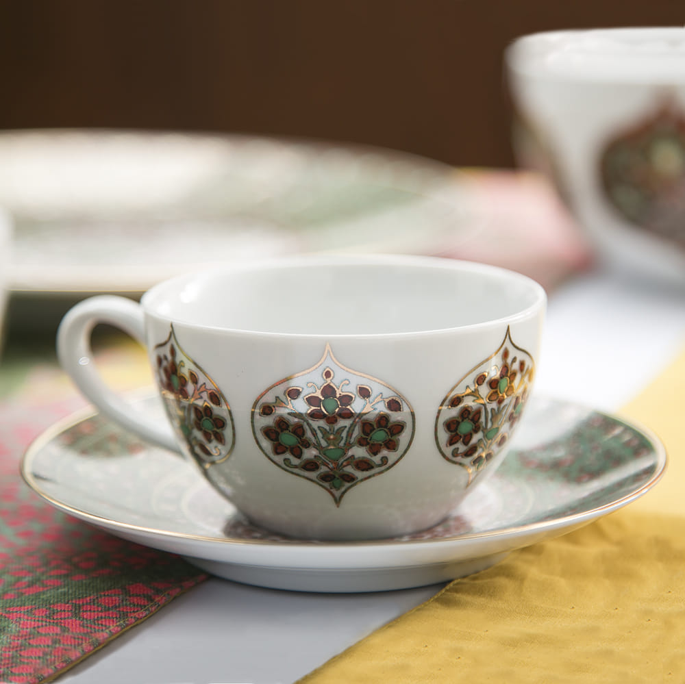 Flower Diamonds Tea Cup (Set of 2)