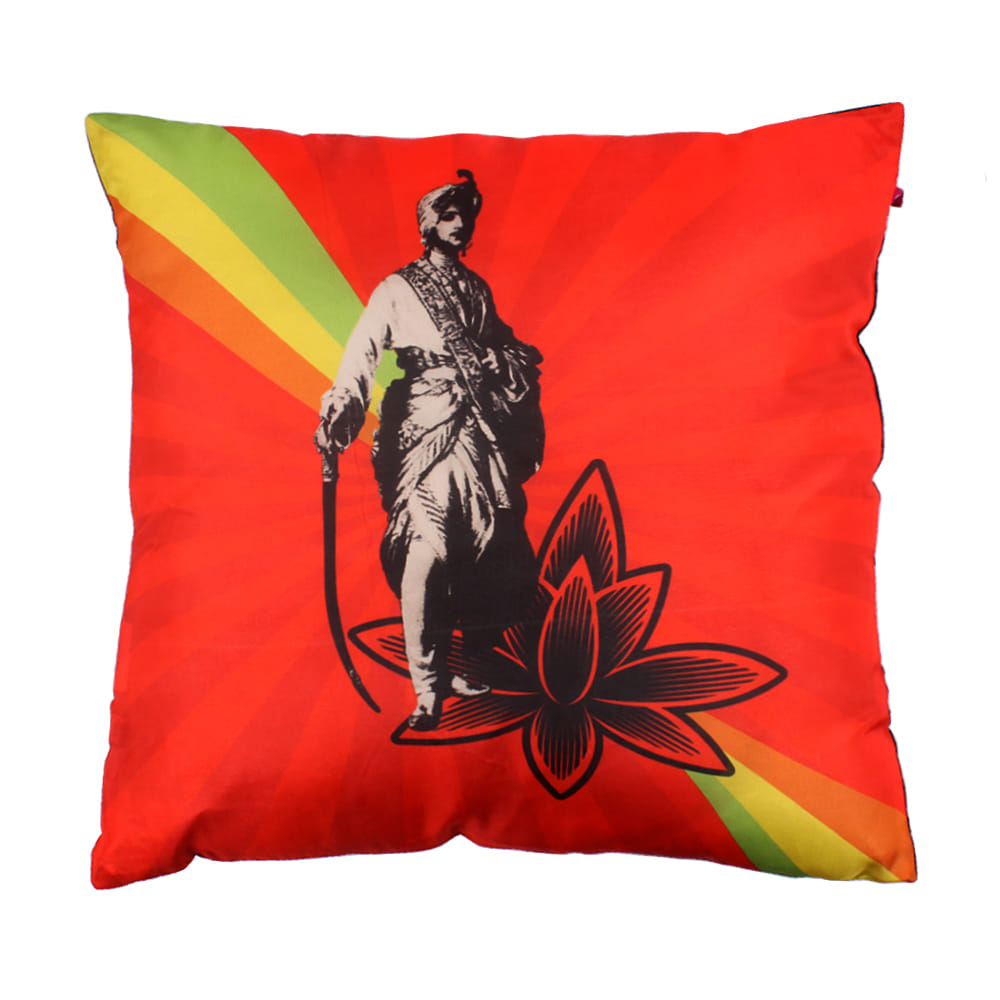Your majesty Poly Silk Cushion Cover