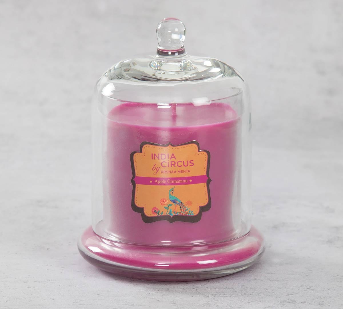 Apple Cinnamon Glass Jar Scented Candle