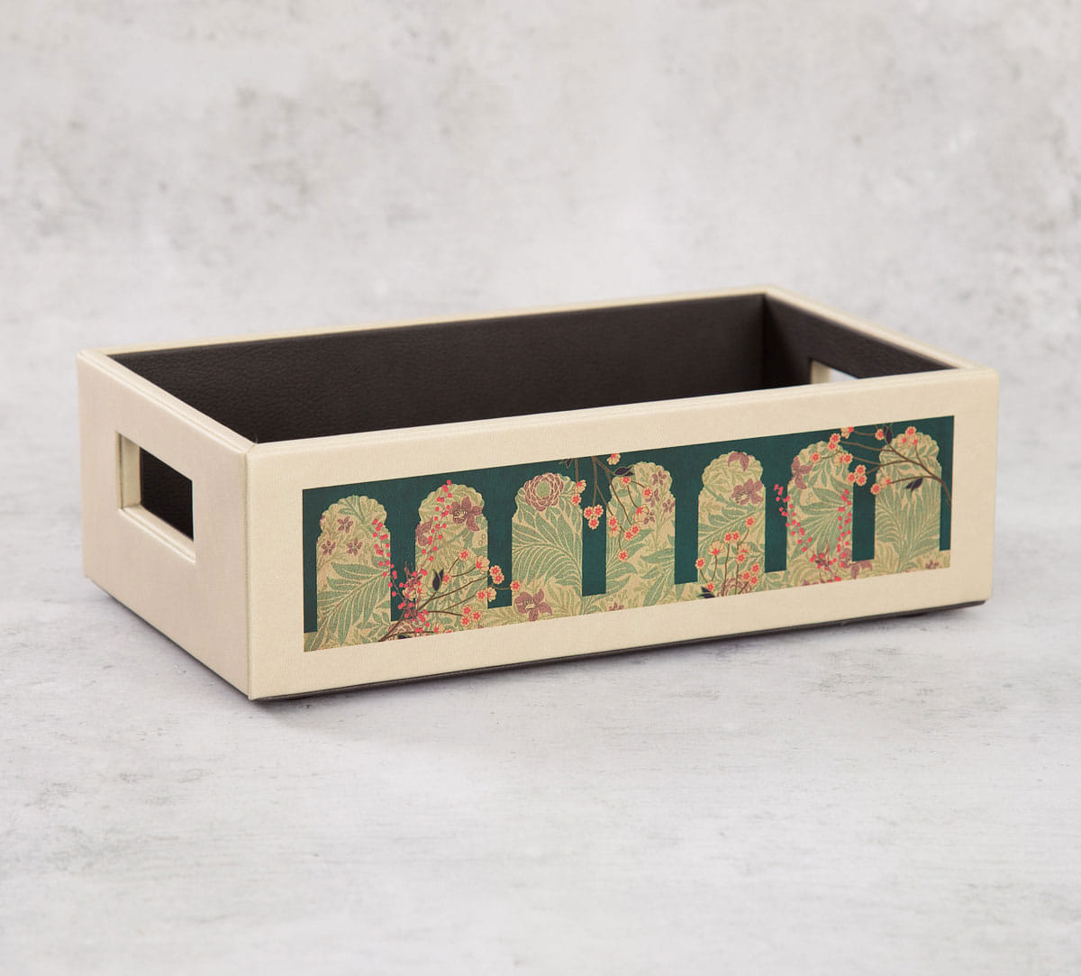 Cypress Vines Leather Tray