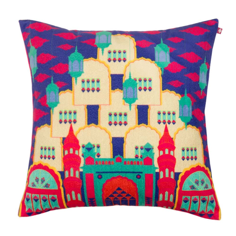 Dreams of a Palace Poly Velvet Cushion Cover