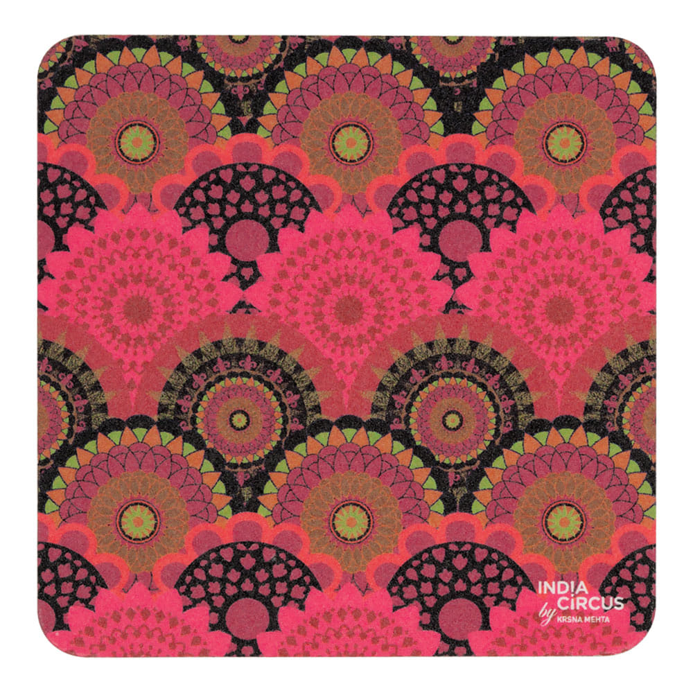 Ecliptic Lei Rubber Coaster - (Set of 6)