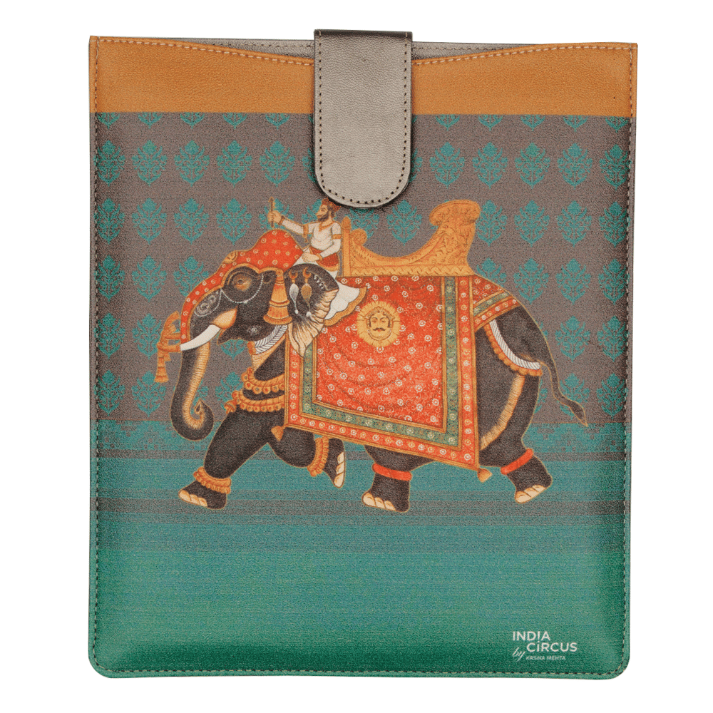 Embellished Elephant iPad / Tablet sleeve