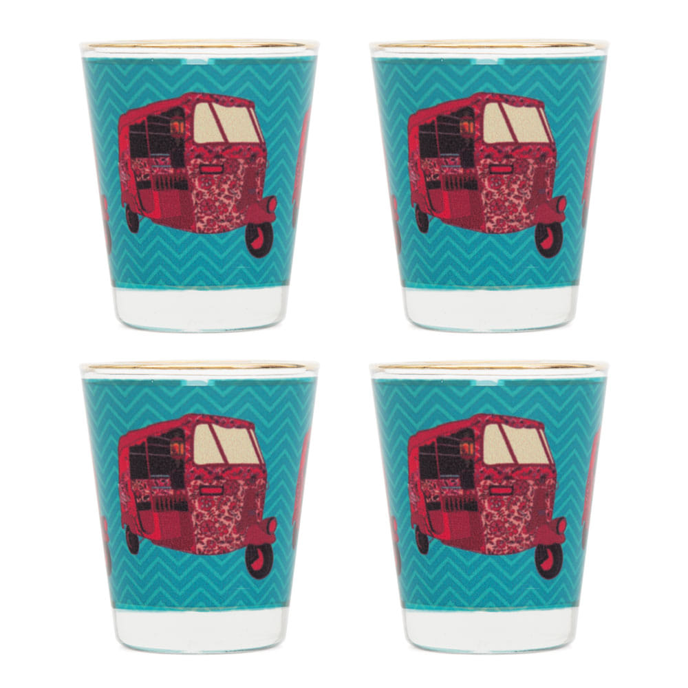 Funk on Road Shot Glasses (Set of 4)