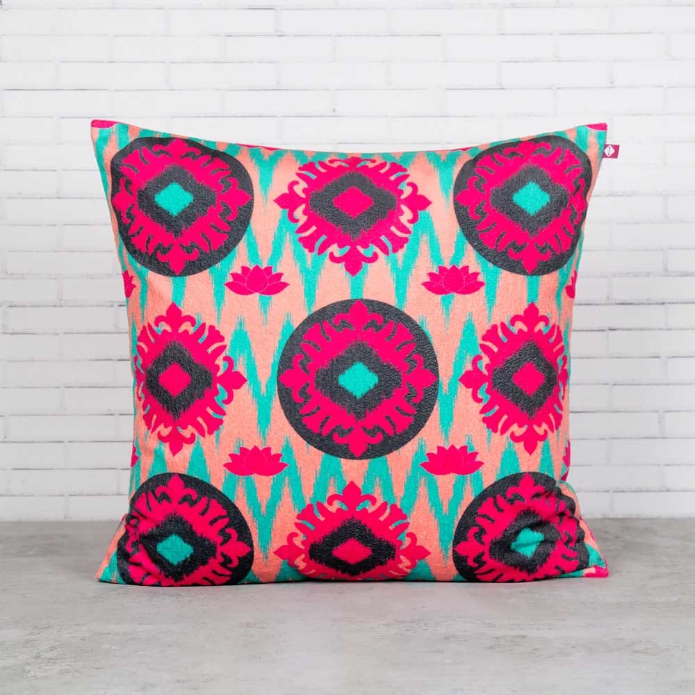 Hummingbird Heartbeat Blended Velvet Cushion Cover