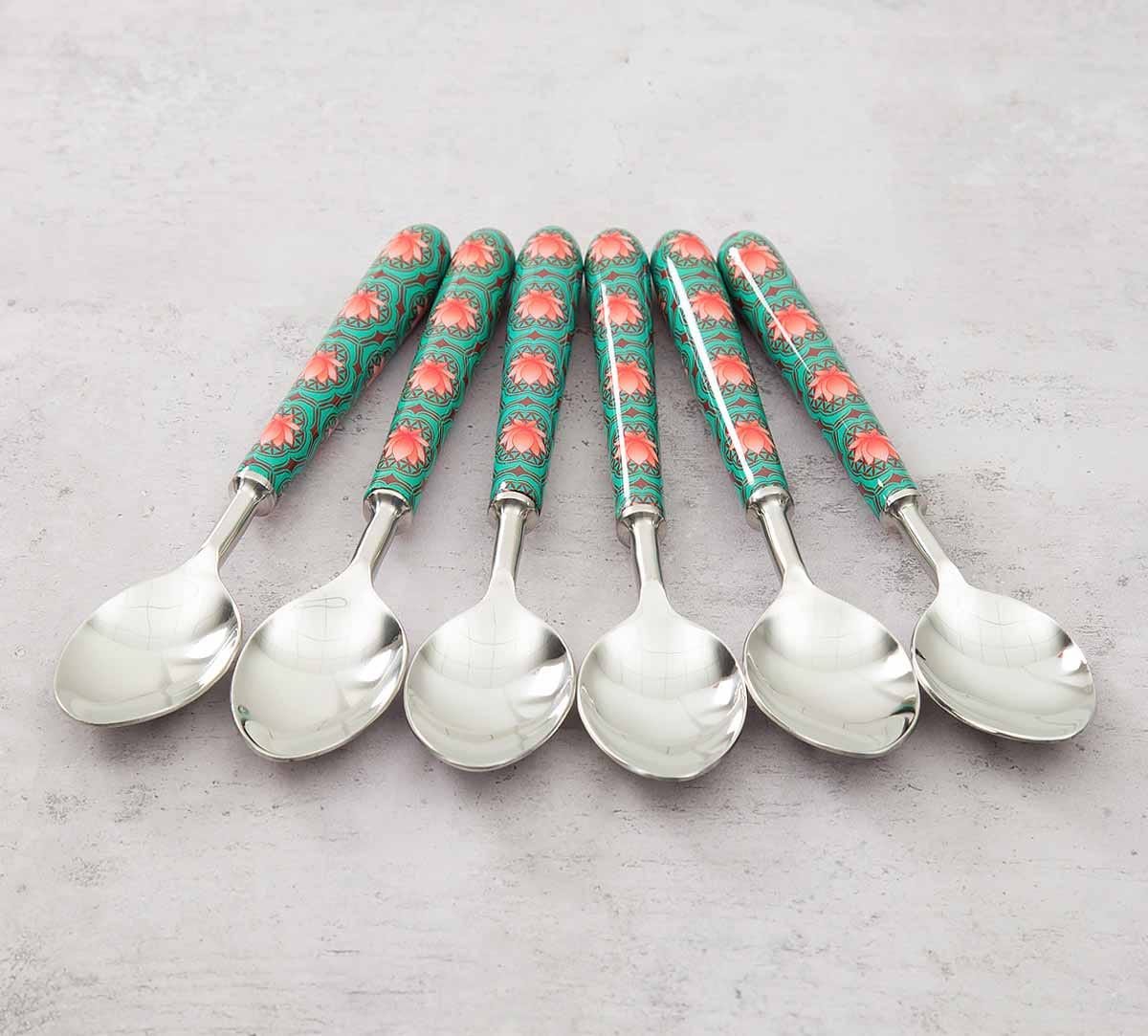 Abstract Lotus Reiteration Table Spoon Set of 6