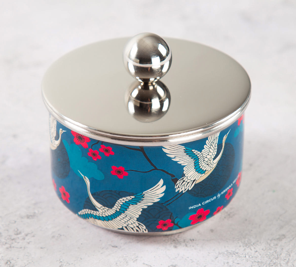 Aerial Moments Steel Bowl with Lid