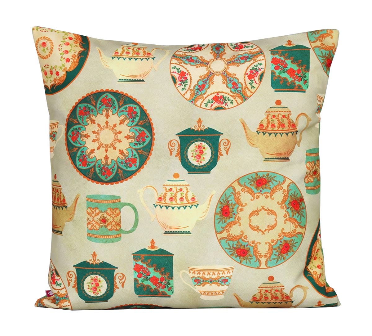 All About Tea Canvas Cushion Cover