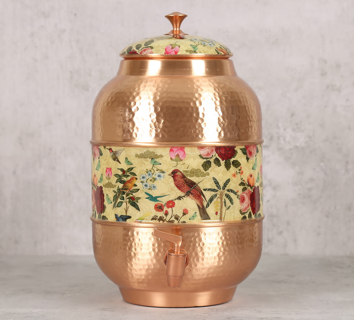 Bird Land Copper Water Dispenser