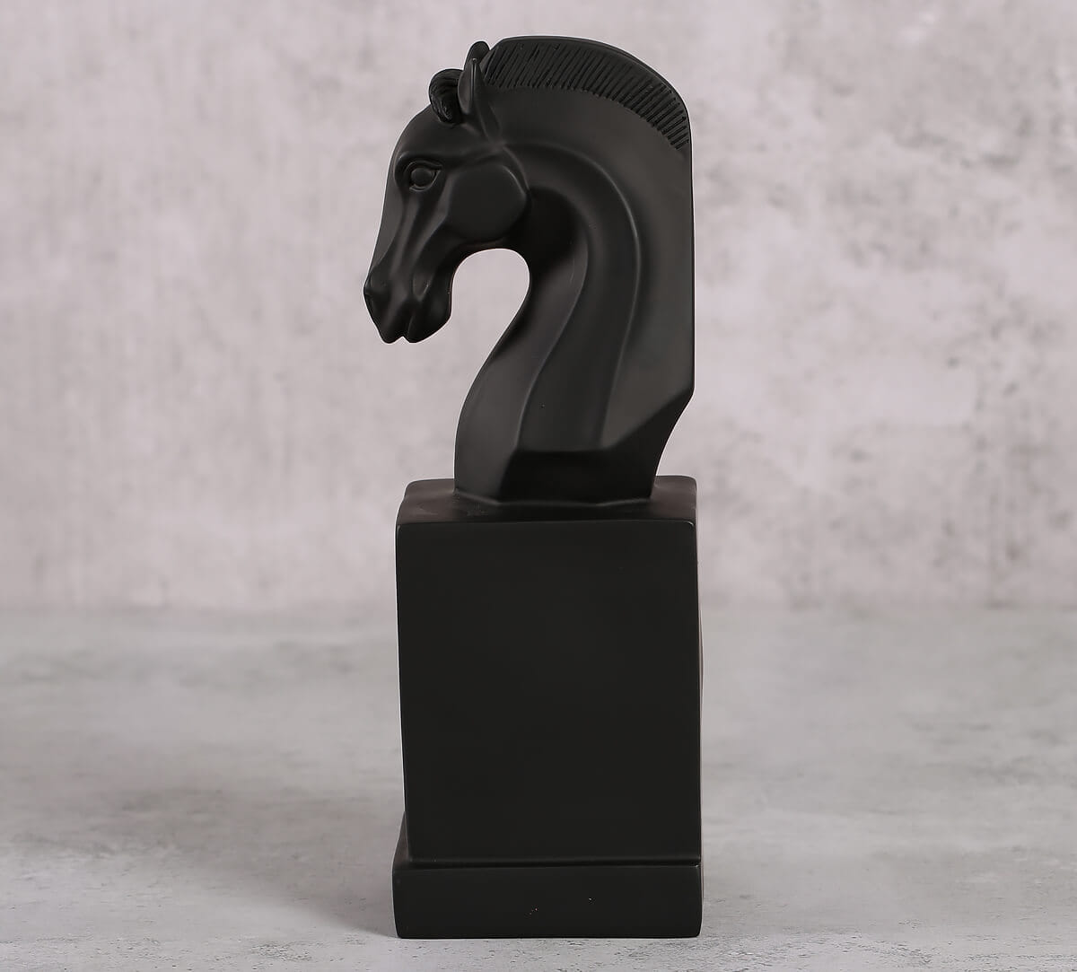 Black Beauty Horse Head Figurine