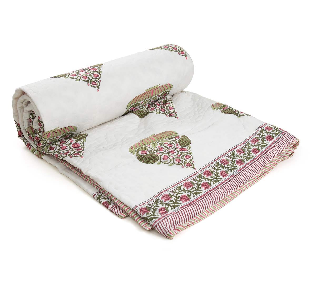 Blooming Planter Quilted Comforter Set