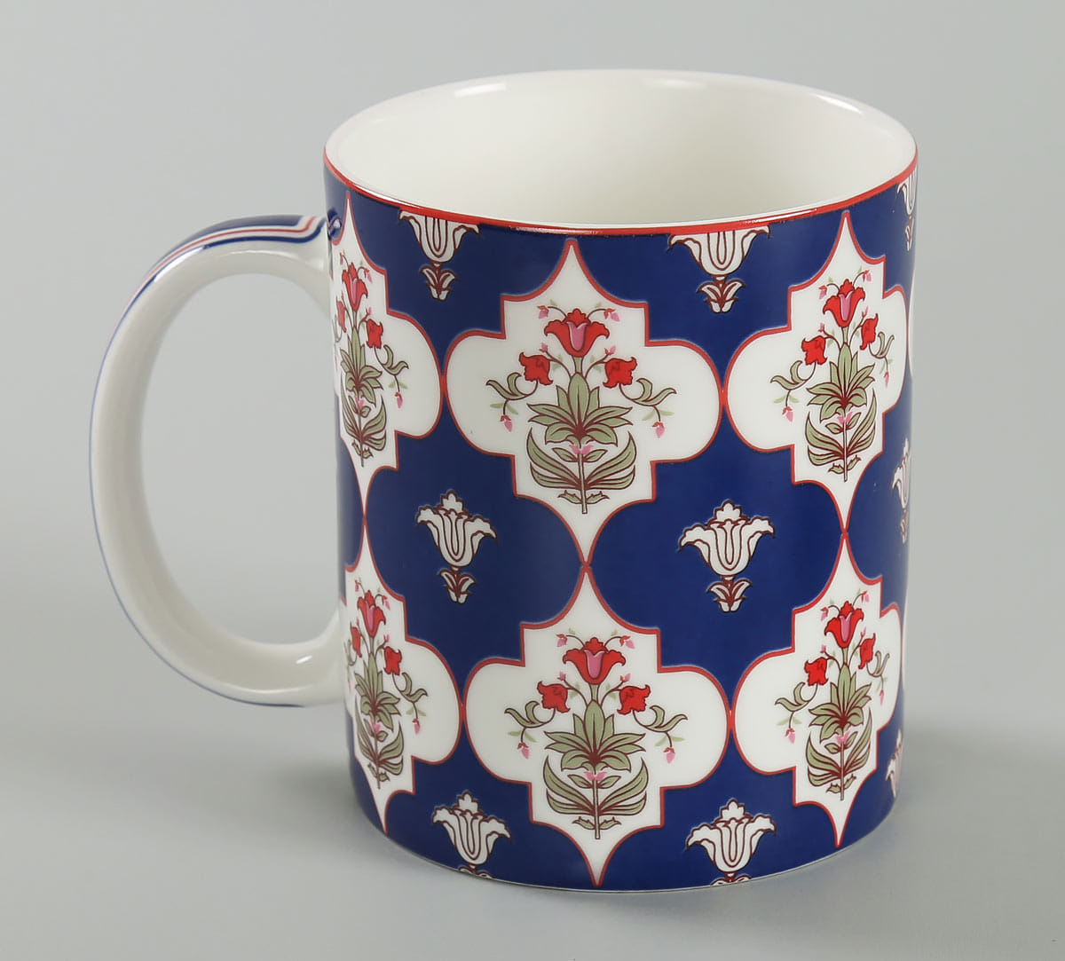 Blue Lattice Treasures Coffee Mug Set of 2