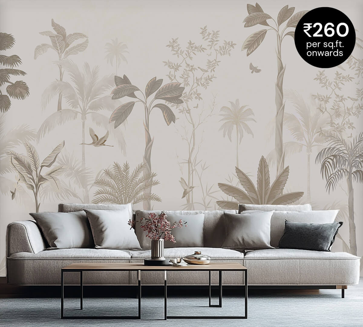 Beige Bounty Wallpaper